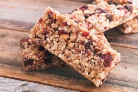 Receta de barritas saladas de muesli