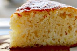 Receta de queque de yogurt