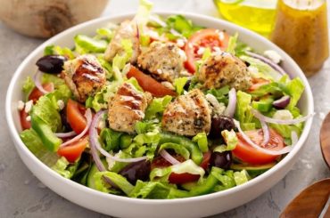 Receta de ensalada bariátrica de pollo a la parrilla